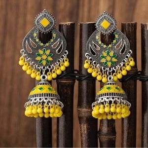 NEW Boho Indie Beaded Dangle Earrings